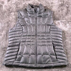 Eddie Bauer Packable Down Vest XL Gray